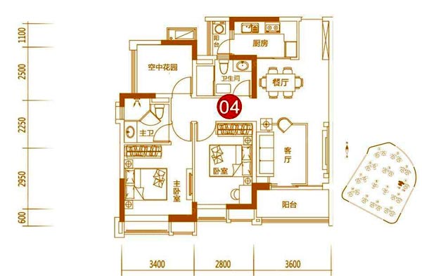 金艾陶家裝:佛山保利紫山國際90㎡中式風格裝修鑒賞