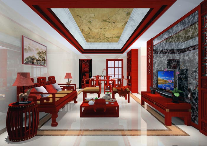 金艾陶家裝:佛山合景新鴻基·瀧景113㎡新中式裝修效果鑒賞