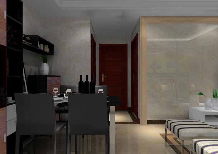 金艾陶家裝:佛山丹灶桂丹頤景園74㎡簡約現代裝修效果鑒賞