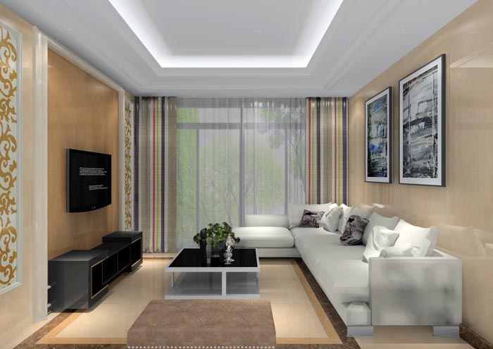 金艾陶家裝:佛山水悅龍灣89㎡現(xiàn)代簡(jiǎn)約裝修效果鑒賞