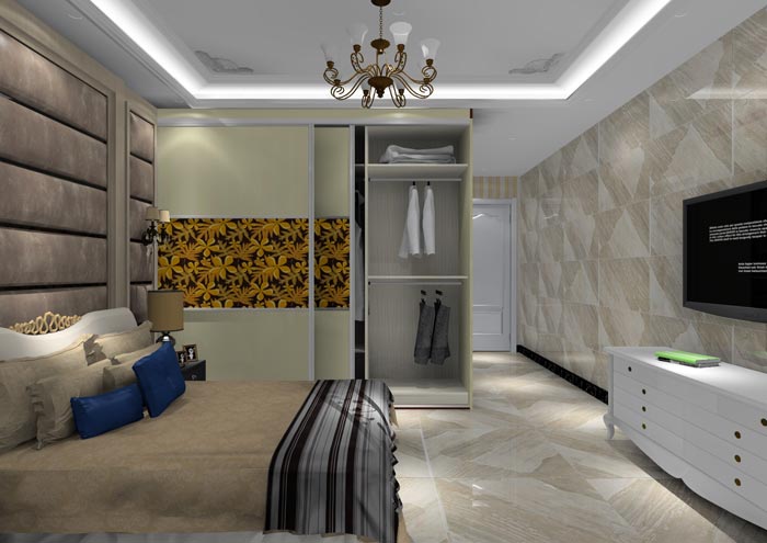 金艾陶家裝:佛山水悅龍灣141㎡簡(jiǎn)歐裝修效果鑒賞