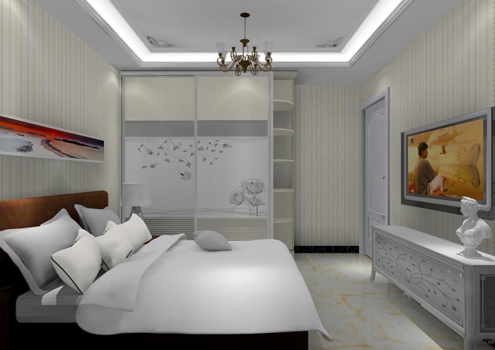 金艾陶家裝：佛山佛山容桂頤澳花園90㎡的簡歐風(fēng)格裝修鑒賞