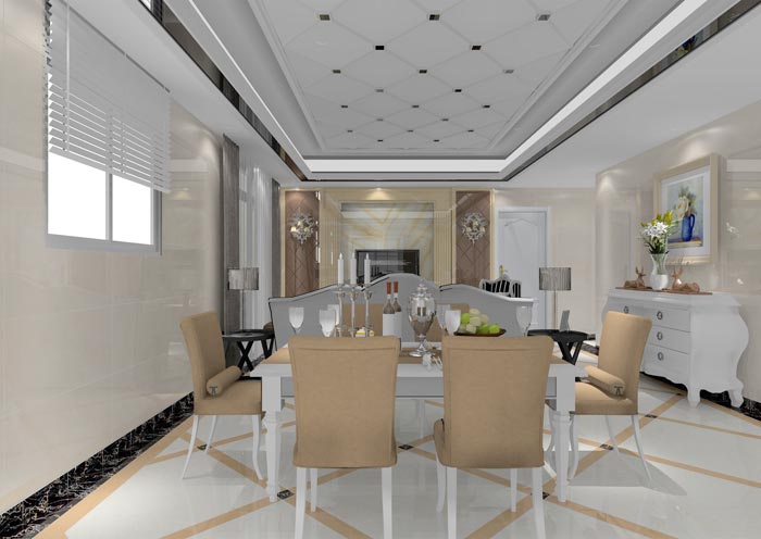 金艾陶家裝:佛山佛山容桂頤澳花園100㎡的歐式風格裝修鑒賞