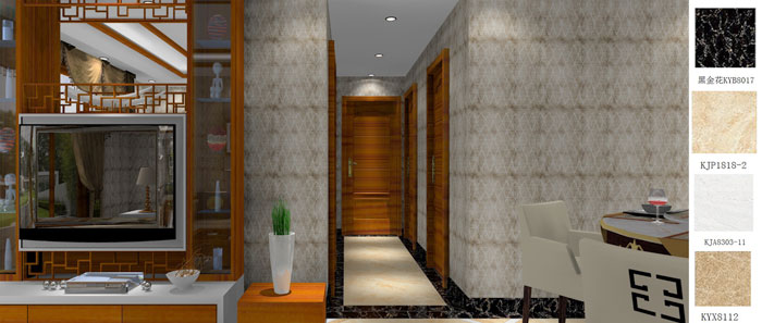 金艾陶家裝：成都中環(huán)豐錦98㎡的中式風(fēng)格裝修鑒賞